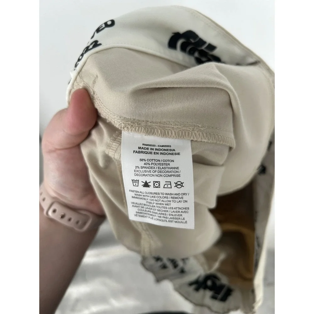 Air Jordan Flight Heritage Woven Pants Mens Large Beige Tan Loose Fit DV1609-206